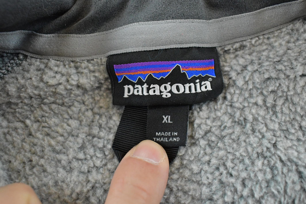 Vintage 2000s Patagonia Two-Tone Quarter Zip Fleece Sweater Men's XL