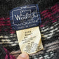 Vintage 1990s Woolrich Abstract Wool Knit Button Up Cardigan Sweater Women's L