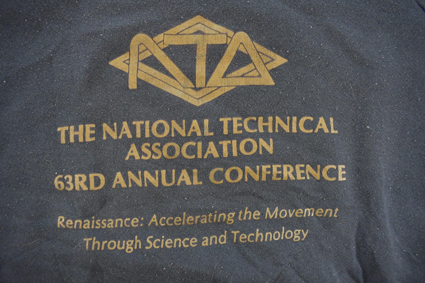 Vintage 1990s The National Technical Association Conference Raglan Sweatshirt Men's L