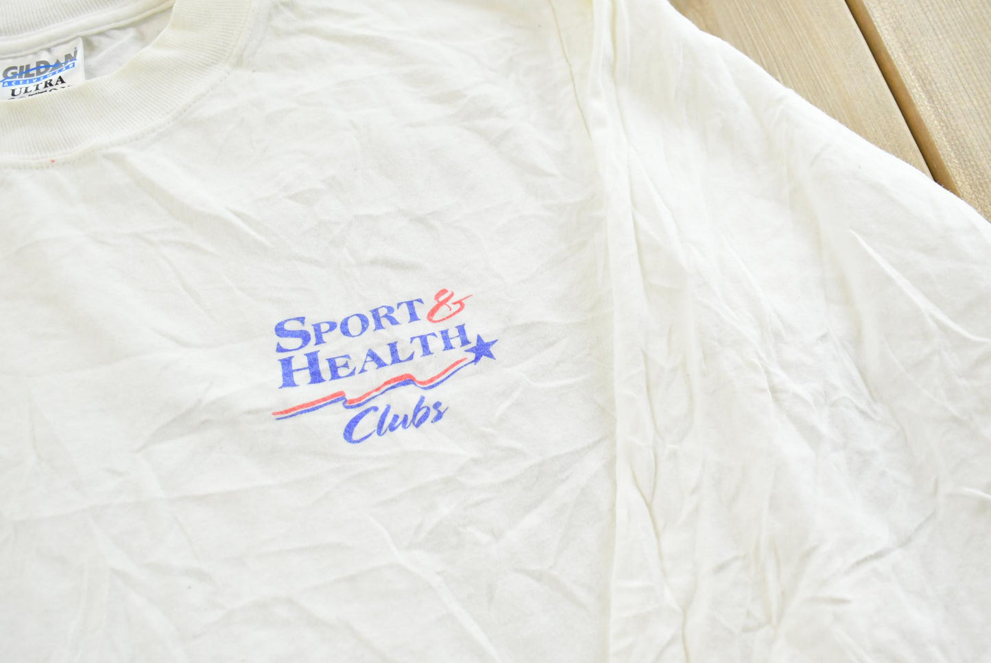 Vintage Y2K Sport & Health Clubs Long Sleeved T-Shirt Mens M