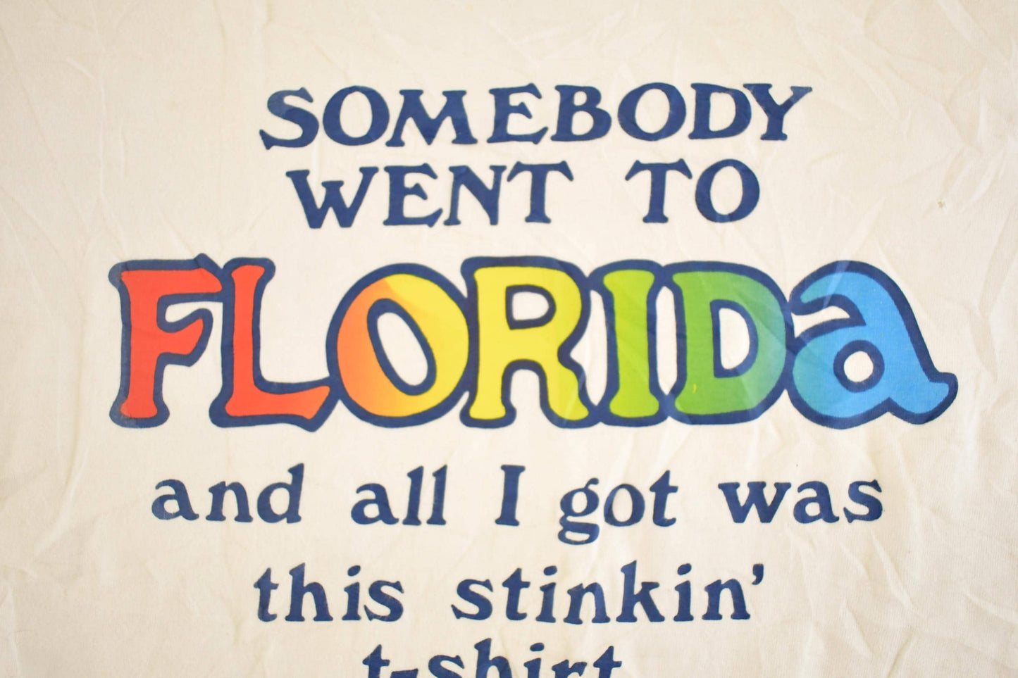 Vintage 1990's Florida Souvenir Travel T-Shirt Mens M