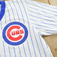 Vintage 1990s Chicago Cubs Majestic Pinstripe Ringer T-Shirt Mens M
