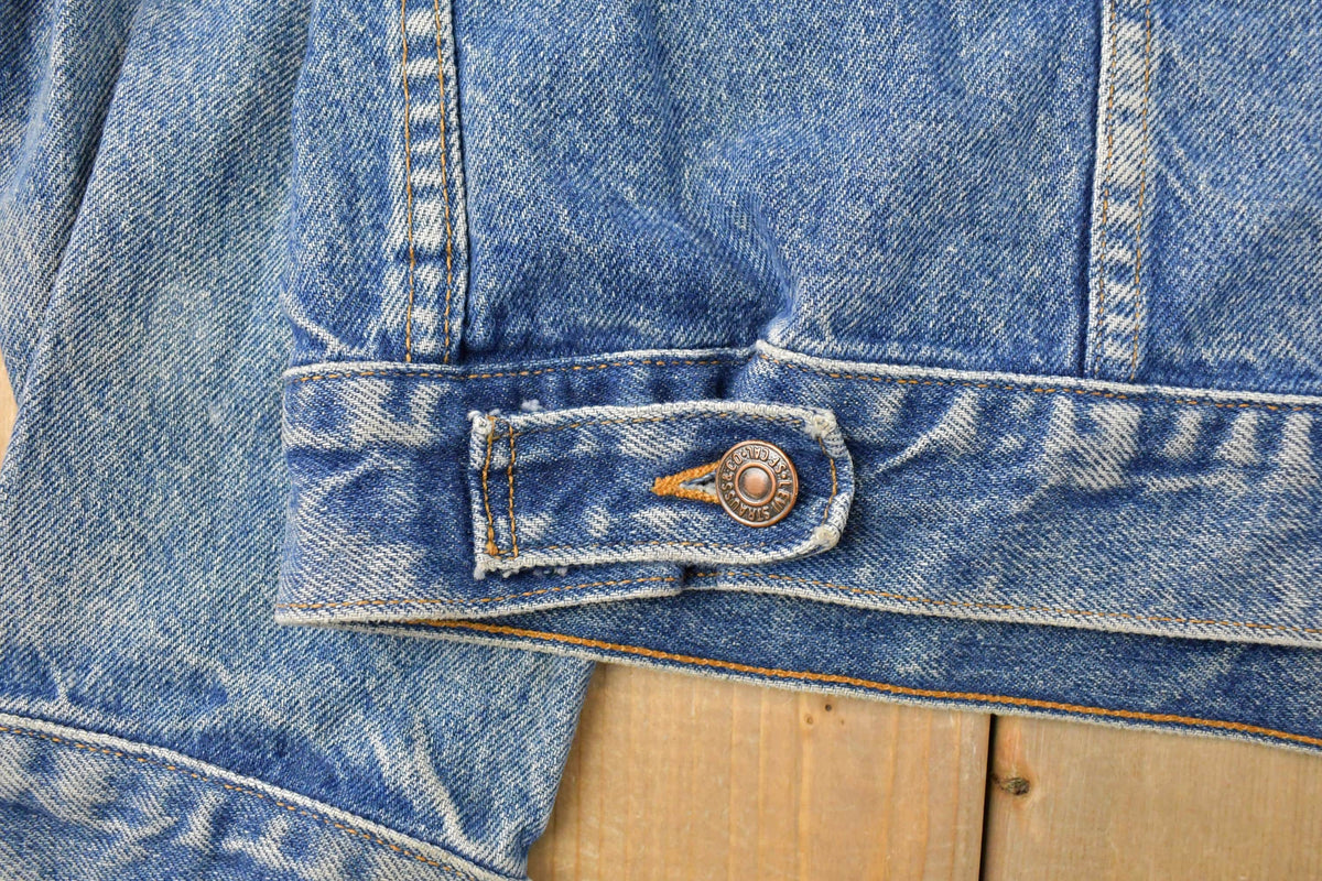 Vintage 1990s Levi's Denim Jean Trucker Jacket Men's L