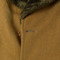 Vintage 1980s Barometer Faux Fur Collar Wool Coat Men's 46