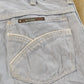 Vintage 1970s Sedgefield Distressed Flare Denim Blue Jeans 29 x 29.5