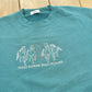 Vintage 1990s Texas Rangers Hall of Game Horses Embroidered Sweatshirt Men's M