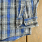 Vintage 1990s North Crest Plaid Flannel Button Up Shirt Men's XL