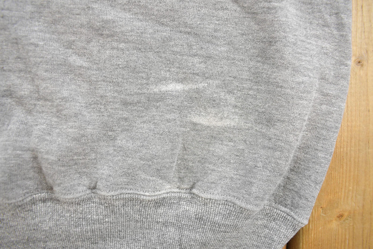 Vintage 1970s Russell Blank Heather Grey Crewneck Sweatshirt Men's M
