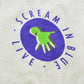 Vintage 1992 Midnight Oil Scream in Blue All Over Print Surf Concert T-Shirt Men's L