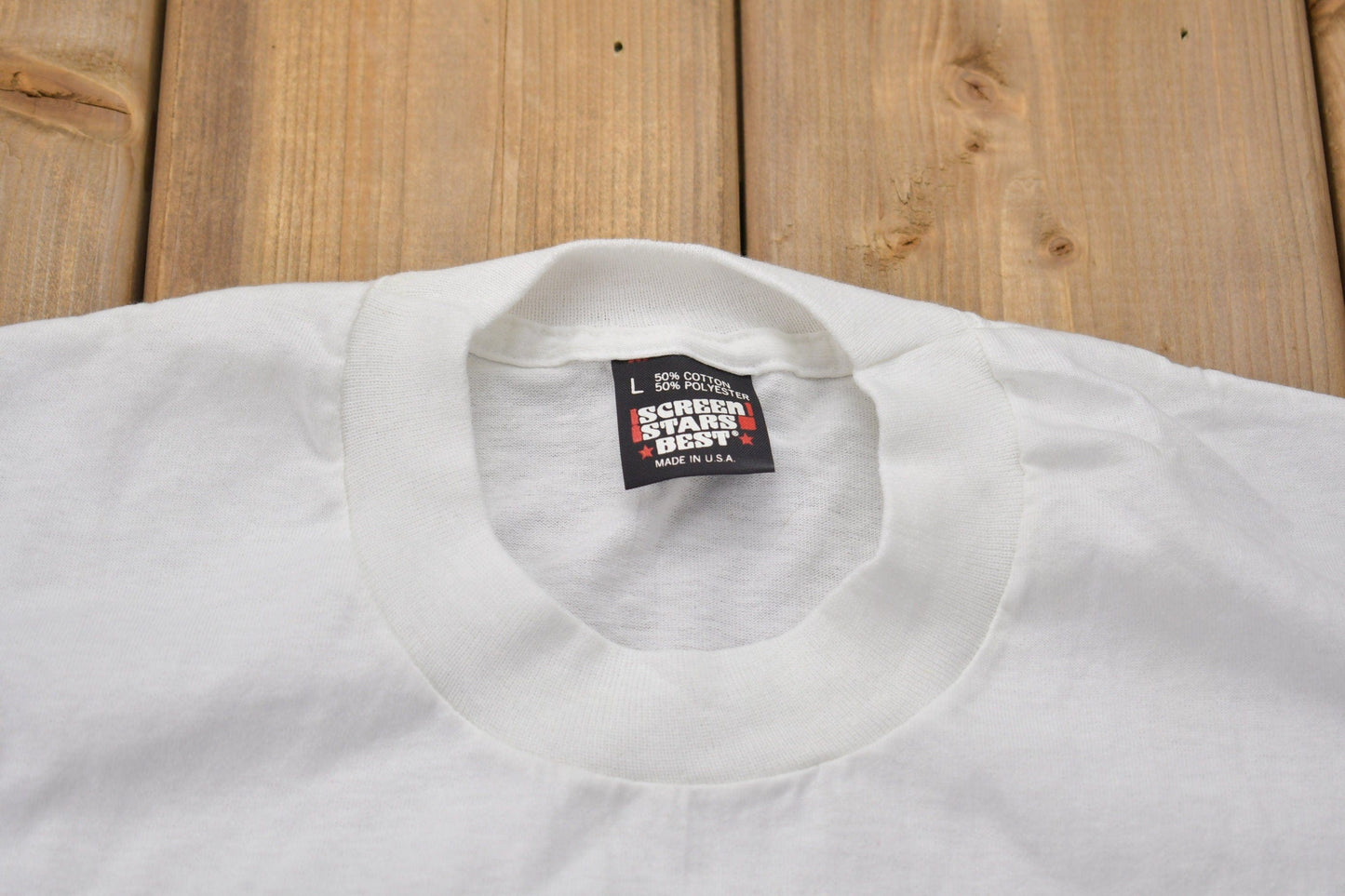 Vintage 1989 Detroit Pistons NBA World Champs Big Head Graphic T-Shirt Men's M