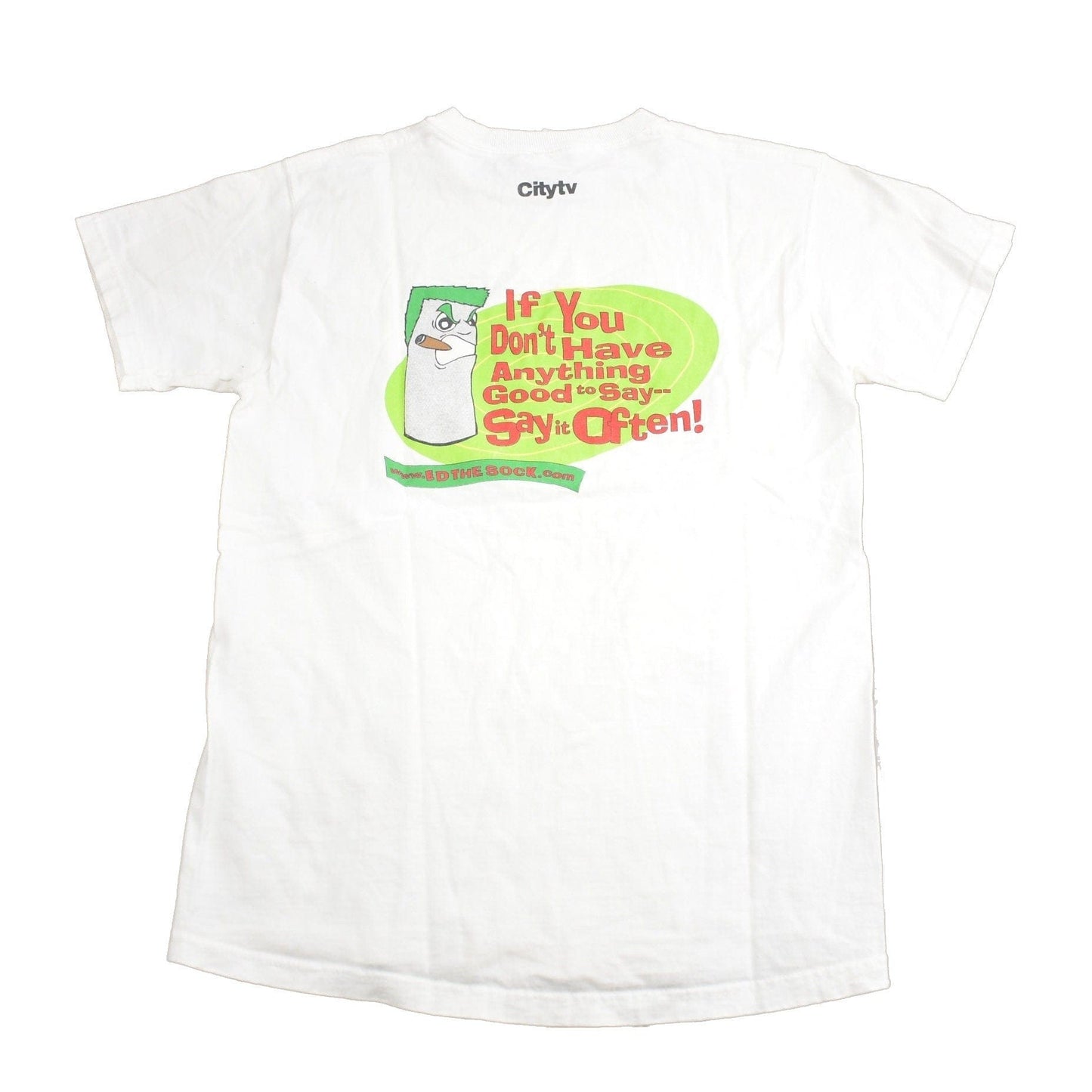 Vintage 1990s Ed The Sock Graphic T Shirt Men's Medium