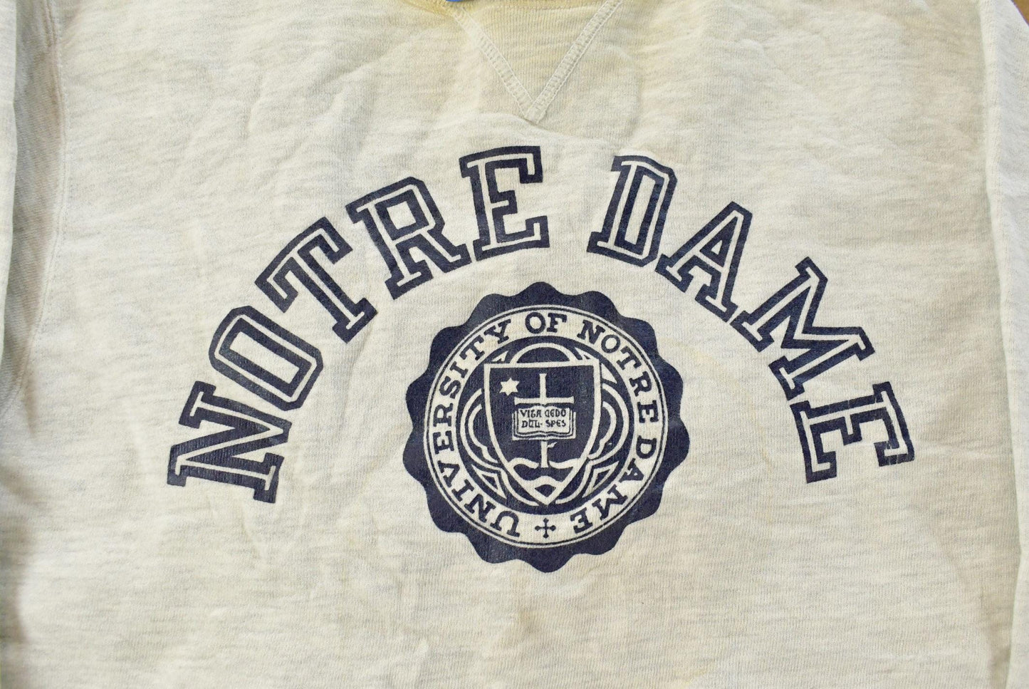 Vintage 1980s University Of Notre Dame Fighting Irish Crewneck Sweatshirt Men's S