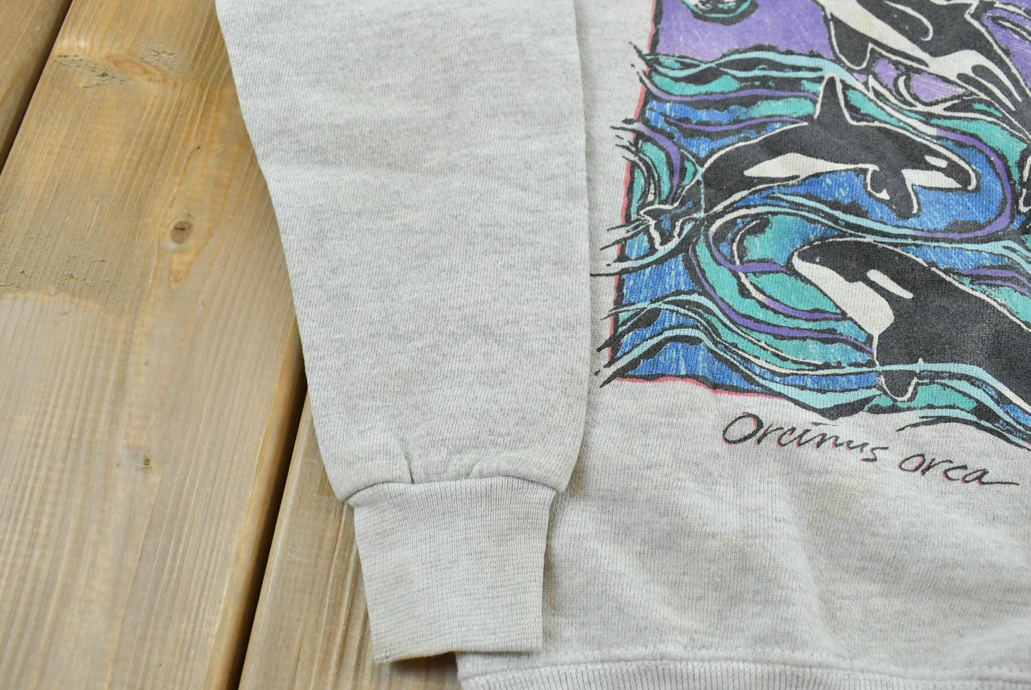 Vintage 1990s Sea World Orca Crewneck Sweatshirt Youth XS