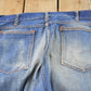 Vintage 1970s Sears Distressed Denim Jeans Men's 33 x 28.5