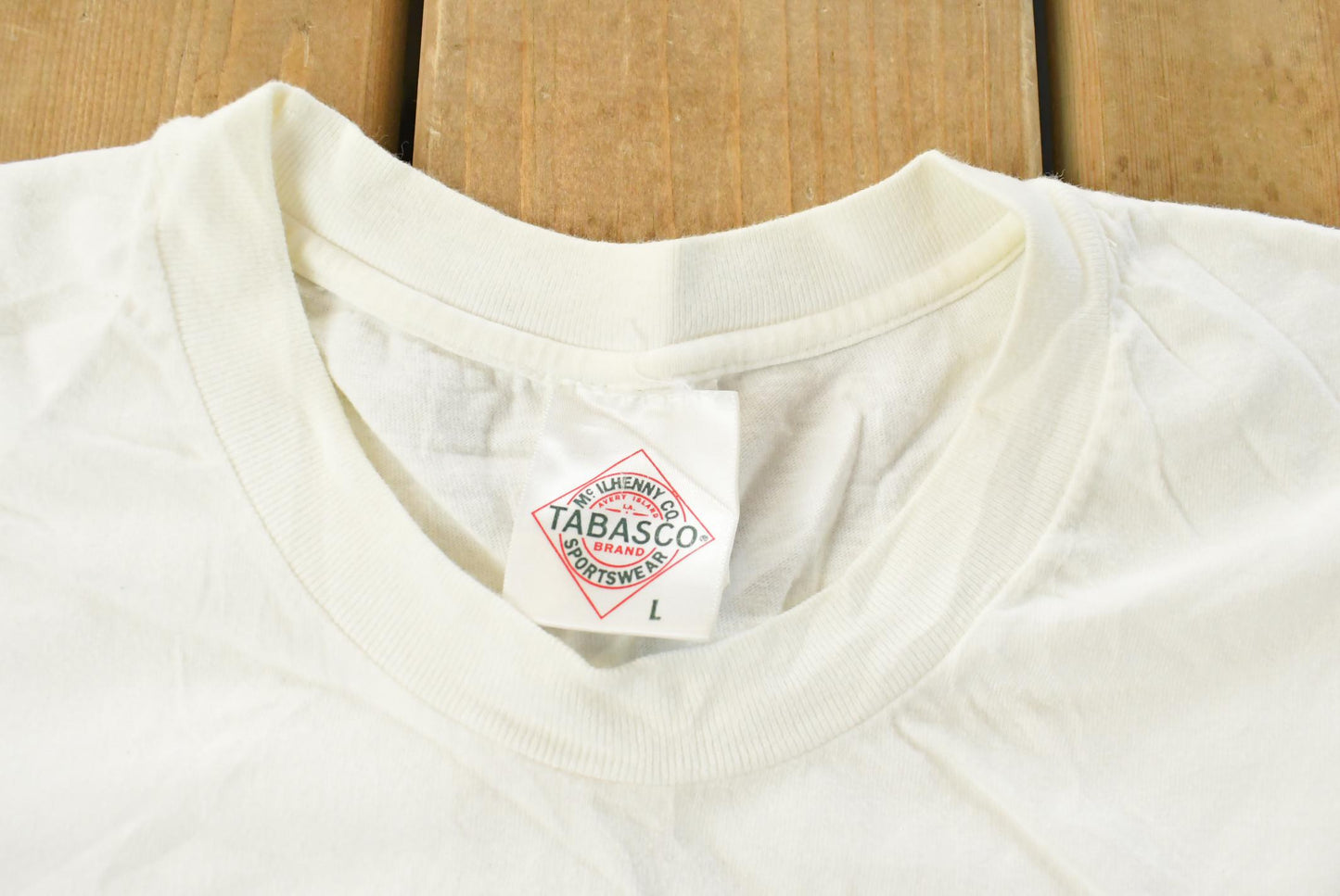Vintage 1990s Tabasco Pepper Sauce Graphic T-Shirt Men's Large