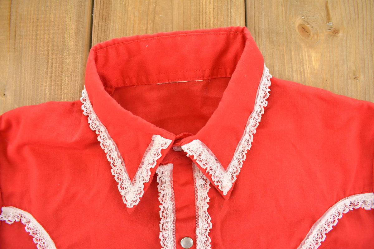 Vintage 1990s Western Yokes Pearl Snap Button Up Shirt Men's S
