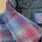 Vintage 1980s Pendleton Wool Plaid Flannel Button Up Shirt Men's L