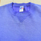 Vintage 1990s Purple Russell Athletics Blank Crewneck Sweatshirt Men's M