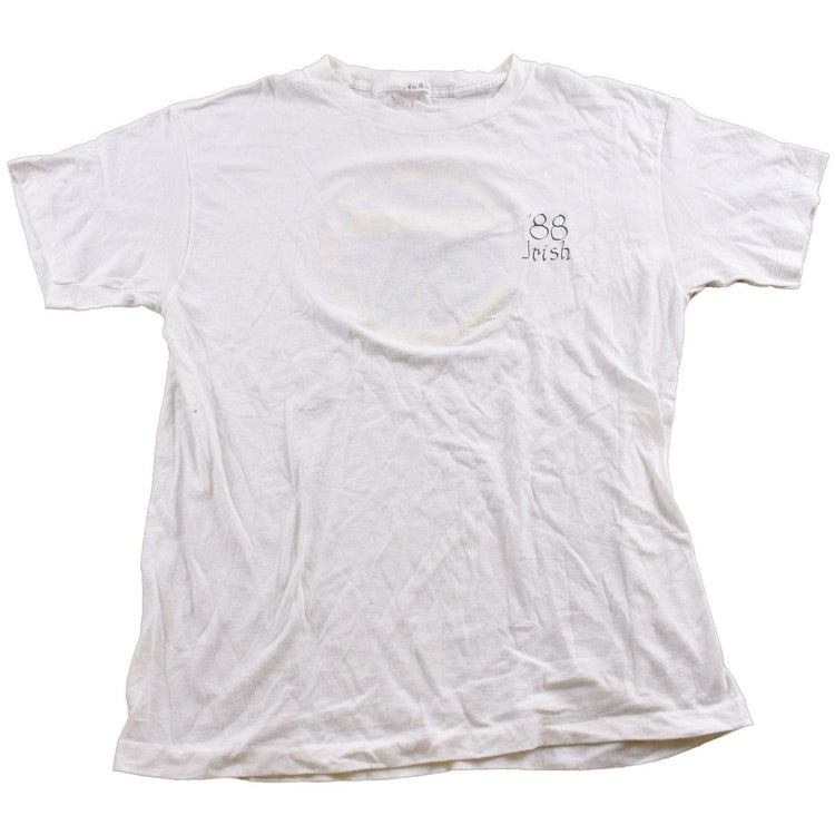 Vintage 1988 University Notre Dame Graduate Class Collegiate T-Shirt Men's Medium