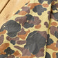Vintage 1990s Columbia Duck Hooded Camo PVC Rain Jacket Men's XL