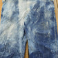 Vintage 2000s Dickies Acid Wash Denim Overalls Men's 52 x 25
