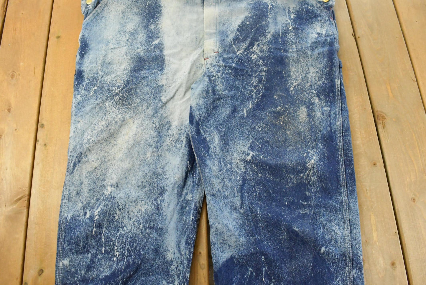 Vintage 2000s Dickies Acid Wash Denim Overalls Men's 52 x 25