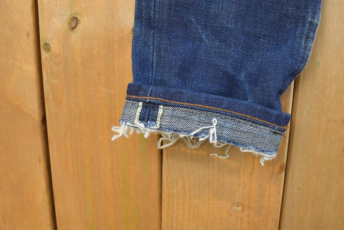 Vintage 2000s Japanese Unbranded 21oz Selvedge Raw Denim Jeans Ubizi Skinny Men's 30 x 28