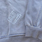 Vintage 1990s DJD Blank Cropped Quarter Zip Crewneck Sweatshirt Men's M