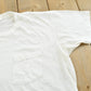 Vintage 1990s Super Faded Threadbare Blank White Pocket T-Shirt Mens L