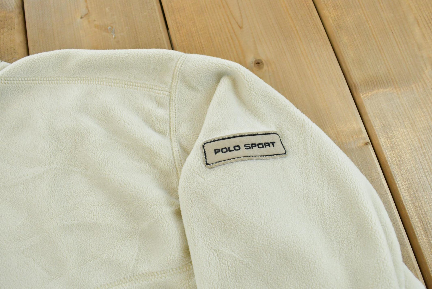 Vintage 1990s Polo Sport Ralph Lauren Quarter Zip Fleece Sweatshirt Men's L