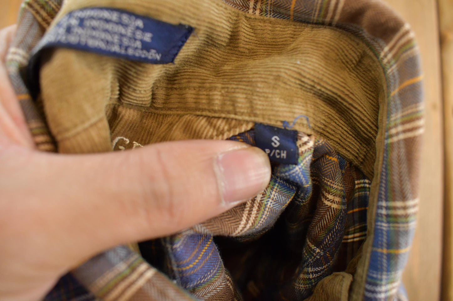 Vintage 1990s Tommy Hilfiger Plaid Flannel Button Up Shirt Men's M