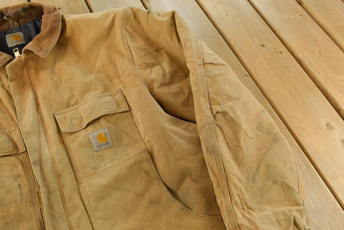 Vintage 1990s Carhartt Arctic Quilt Traditional Jacket Men's XL