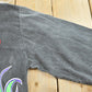 Vintage 1990s Grave Digger Flame AOP Monster Truck Graphic Long Sleeve T-Shirt Men's XL