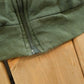 Vintage 2000s Faded BTC Green Thermal Lined Zip Up Hoodie Sweatshirt Men's XL