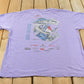 Vintage 2000s Big Rock Fishing Graphic Print T-Shirt Men's 2XL / Y2K Vintage Streetwear / Nature