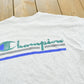Vintage 1990s Champion Big Logo Spellout Graphic T-Shirt Men's L