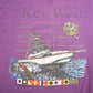 Vintage 1990s Key West Florida Sail Boat Souvenir T Shirt Men's XL