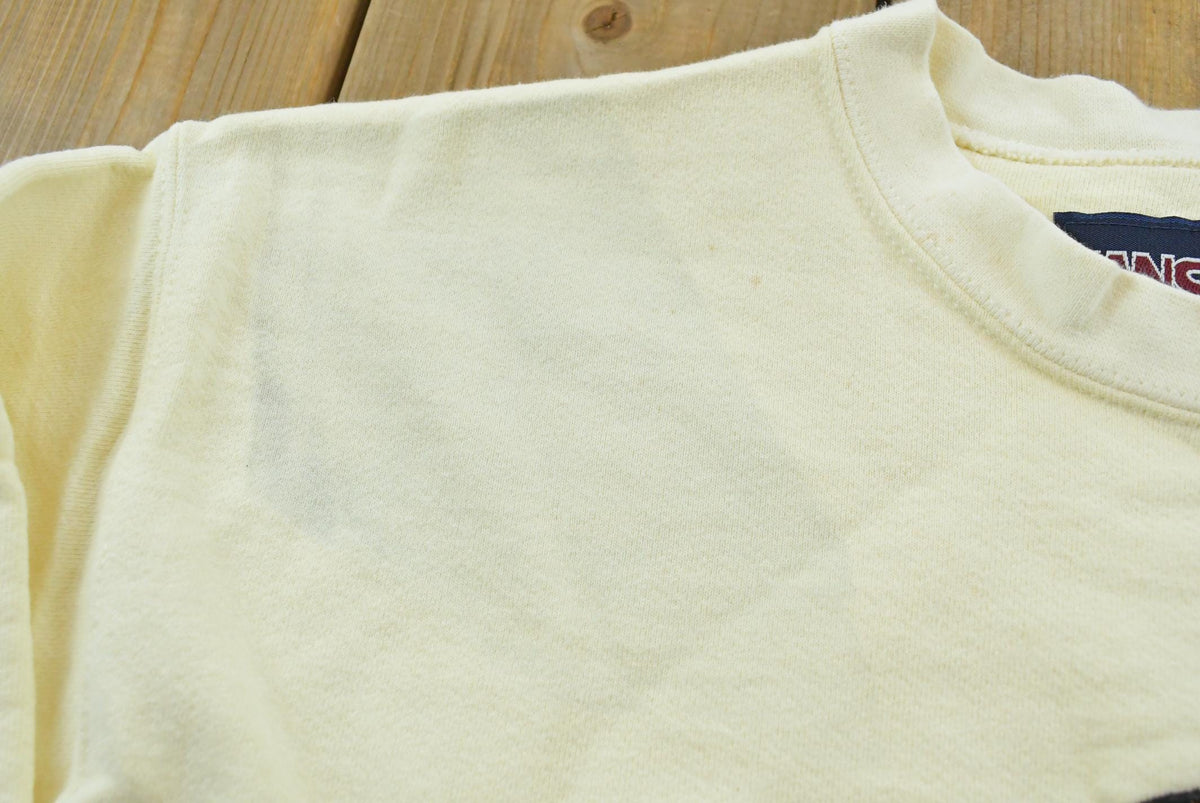 Vintage 1990s Jansport West Point US Military Academy Embroidered Crewneck Sweatshirt Men's S