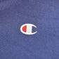 Vintage 2000s Sun Faded Champion Reverse Weave Blank Navy Blue Hoodie Sweatshirt Men's S