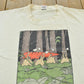Vintage 1987 The Far Side Early Vegetarians Funny Parody Comic T-Shirt Men's L