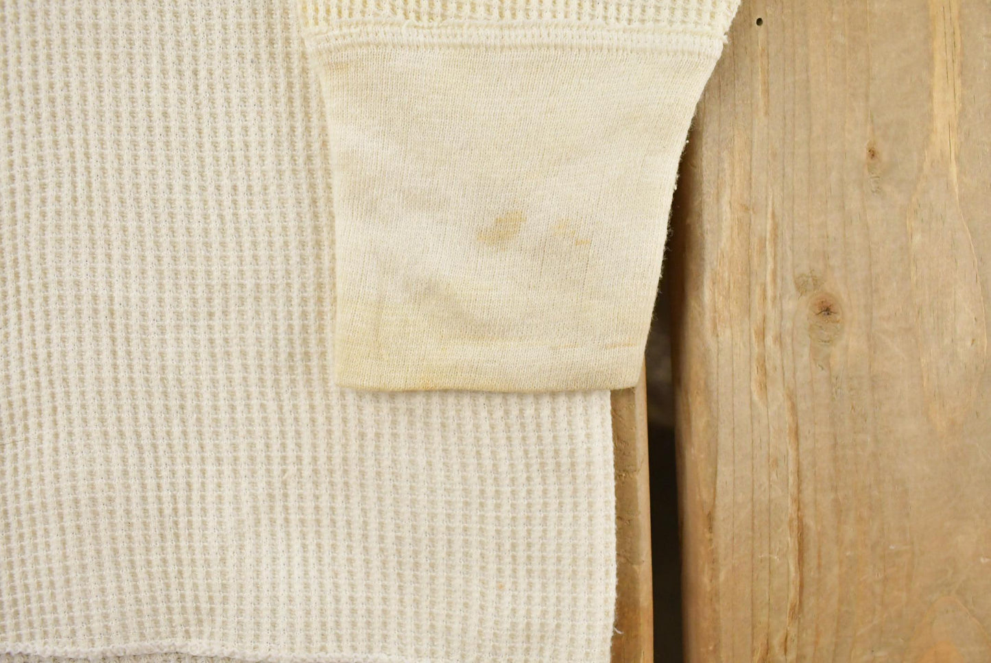 Vintage 1970s J.E. Morgan Long Johns Thermal Waffle Knit Long Sleeve Shirt Men's L-XL