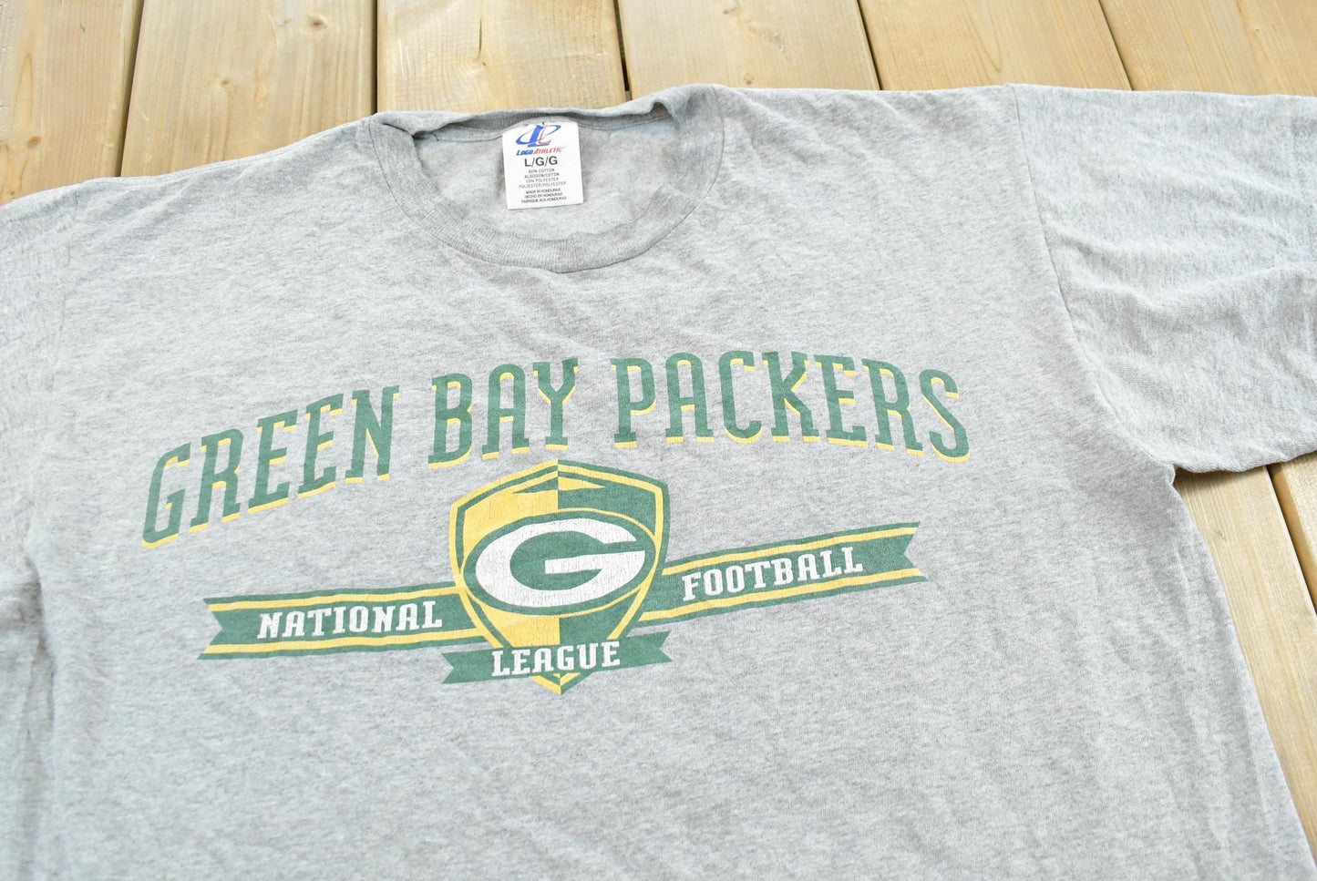 Vintage 2000s Logo Athletic Green Bay Packers Graphic T Shirt Mens L