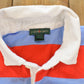 Vintage Y2K J Crew Striped Rugby Long Sleeve Polo Shirt Men's S