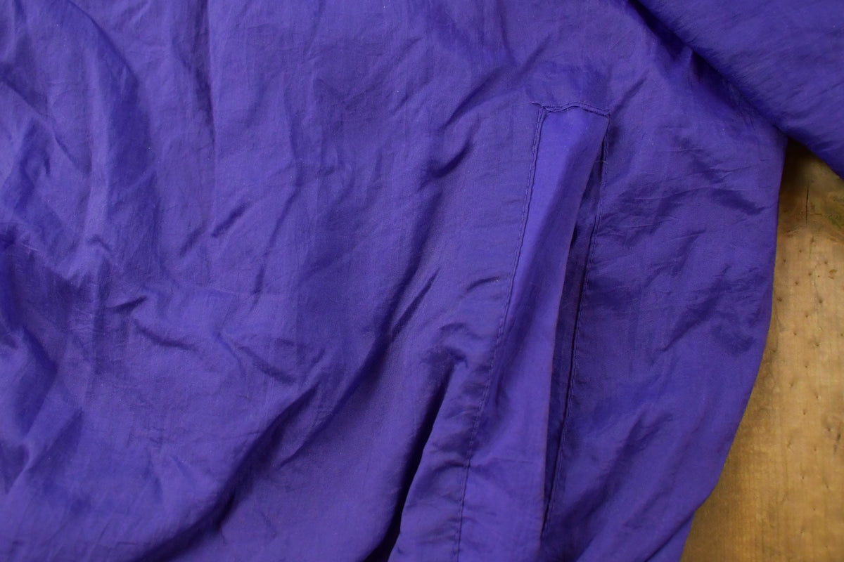 Vintage 1990s Minnesota Vikings NFL Logo 7 Pullover Jacket Men's M