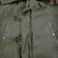 Vintage 1970s Full Length Fur Hooded Puffer Jacket