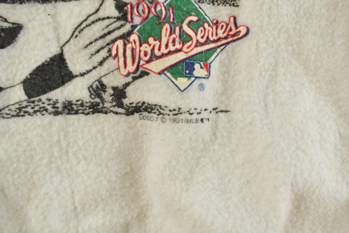 Vintage 1991 Minnesota Twins MLB World Series Champions Crewneck Sweatshirt Men's L