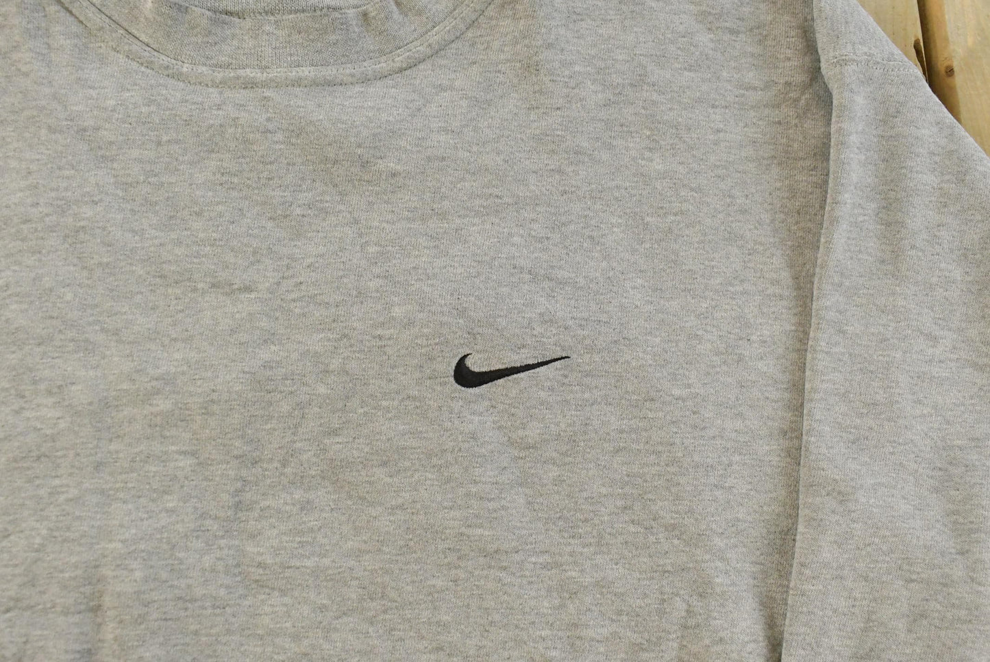 Vintage 1990s Nike Mini Swoosh Crewneck Sweatshirt Men's XL