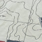 Vintage 1990s Nautica Map Print Polo Shirt Men's M