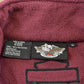 Vintage 2000s Harley Davidson Embroidered Full Zip Fleece Sweater Vest Women's Medium