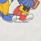 Vintage 1980s Mickey Mouse Walt Disney Graphic Raglan Hoodie Men's M